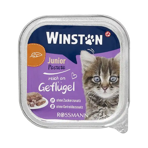 قیمت و خرید ووم گربه وینستون (winston) با طعم مرغ
