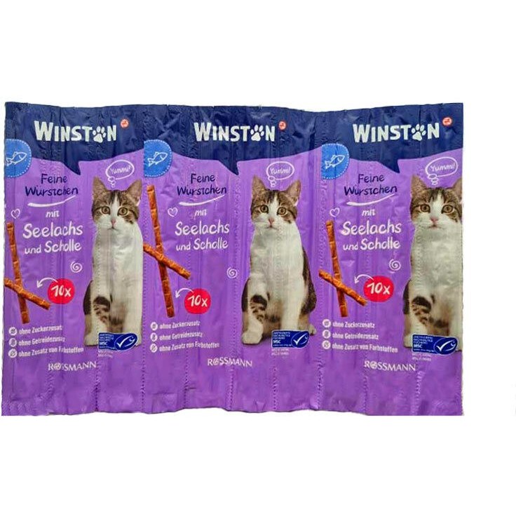 قیمت و خرید اسنک تشویقی گربه وینستون با طعم ماهی سالمون و قزل‌آلا Winston Treat Salmon & Trout