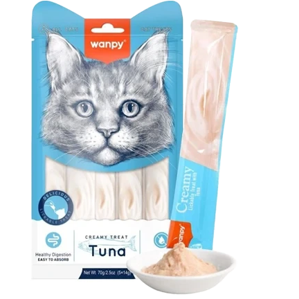 بستنی گربه ونپی با طعم ماهی تن Tuna وزن 14 گرم -1 عددی