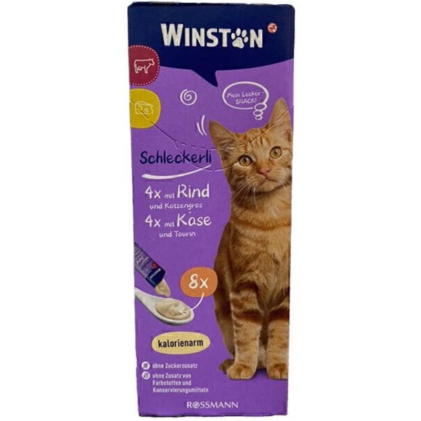 قیمت و خرید بستنی گربه وینستون با طعم گوشت و پنیر | Winston