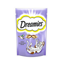 قیمت تشویقی گربه دریمیز با طعم اردک Dreamies cat treats with duck | ارسال سریع