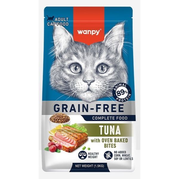 قیمت خرید غذای خشک ونپی گربه بالغ طعم ماهی تن |Wanpy Cat Dry Food Tuna